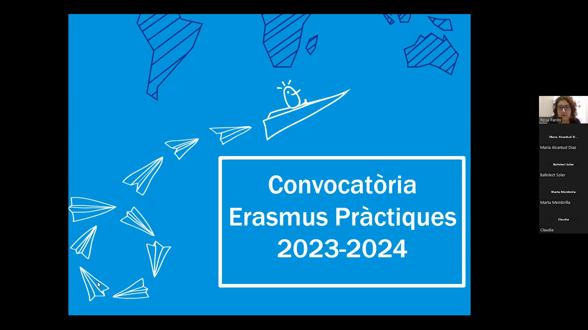 Sesión informativa Prácticas Erasmus 2023-24