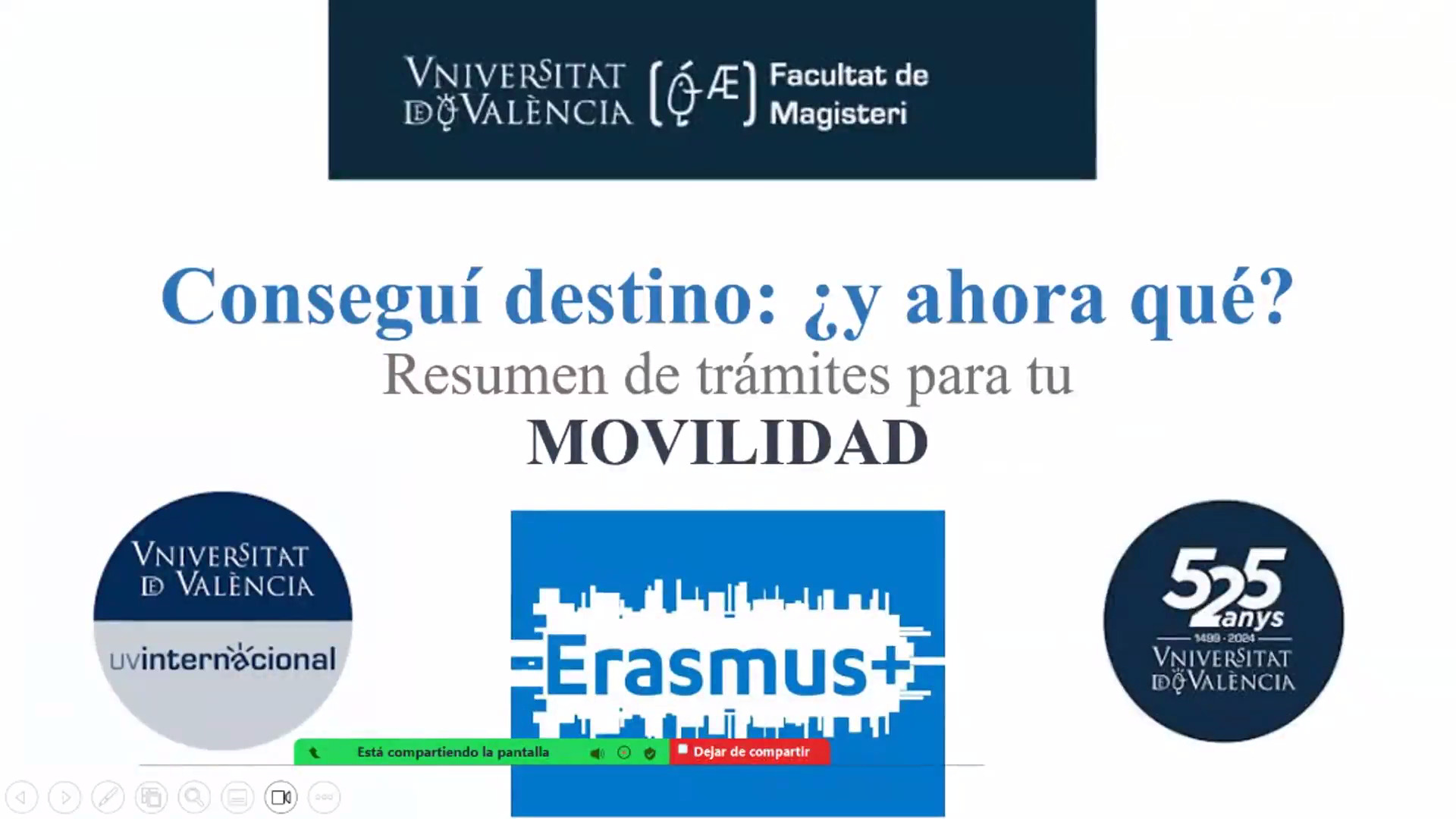 Vídeo informativo para nuevos Erasmus 2025-26