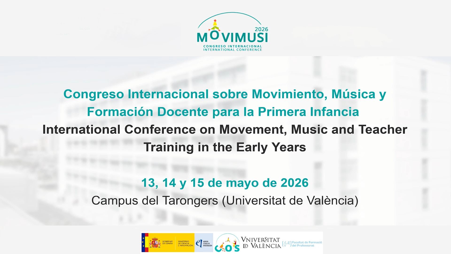 Congreso internacional MOVIMUSI: Inauguración