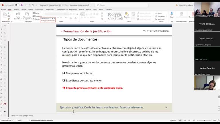 2024 00028 1 WEBINARI LÍNIES NOMINATIVES I CÀTEDRES EXECUCIÓ I JUSTIFICACIÓ