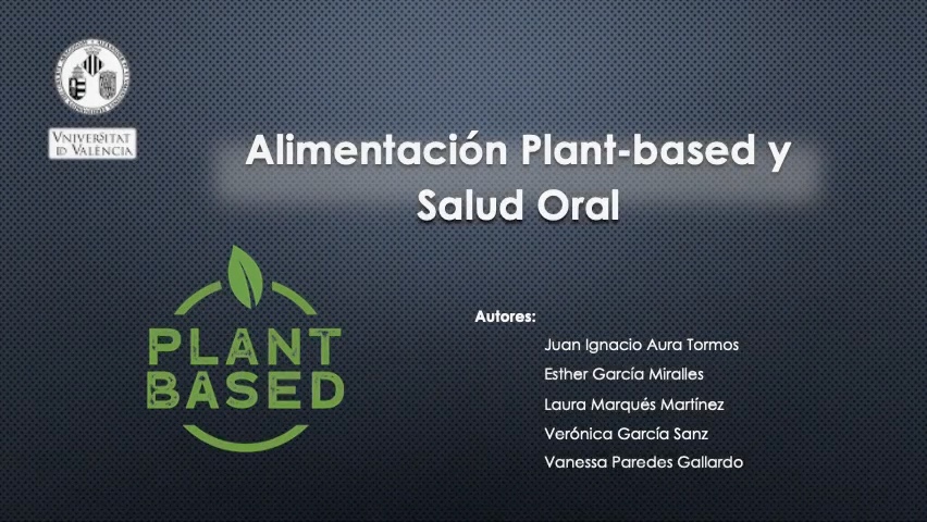Alimentación Plant-based y Salud Oral