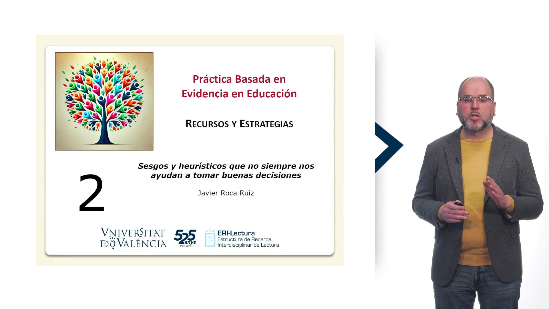 Práctica Basada en Evidencia (PBE) en Educación (2/6): Sesgos y heurísticos. 