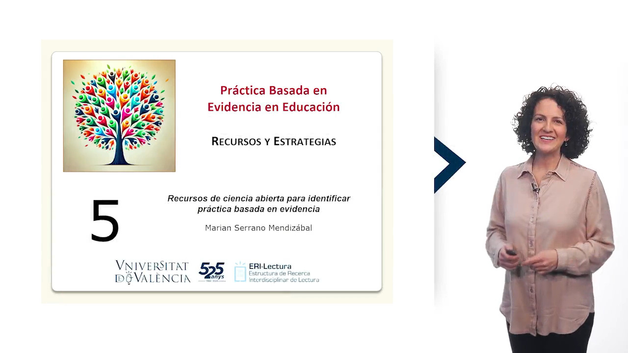 Práctica Basada en Evidencia (PBE) en Educación (5/6): Recursos de ciencia abierta.