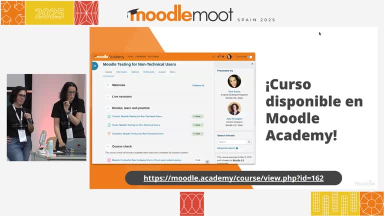 MoodleMoot UV 2025. Juega con Moodle sin miedo gracias a Gitpod