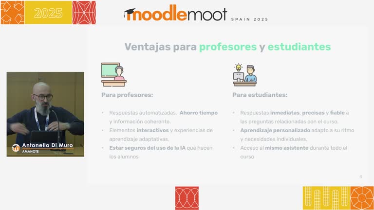 MoodleMoot UV 2025. Creación de Asistentes GenAI Integrados con los Materiales del Curso en Moodle para Apoyar a Profesores y Estudiantes.