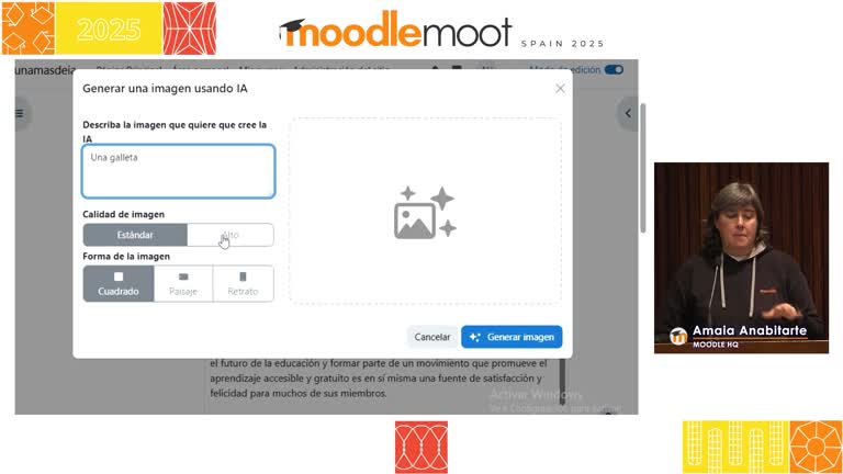 MoodleMoot UV 2025. Novedades de Inteligencia Artificial: ¿qué ofrece Moodle?