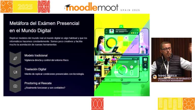 MoodleMoot UV 2025. Exámenes online a EXAMEN.