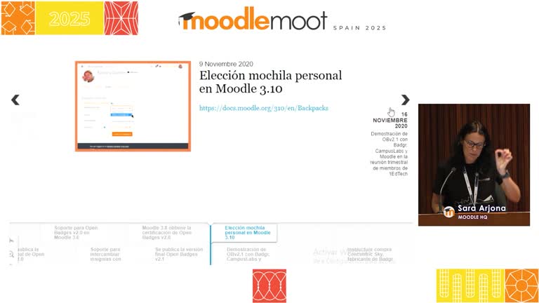 MoodleMoot UV 2025. Futuro de OpenBadges.