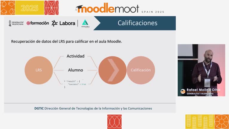 MoodleMoot UV 2025. Conectando la Realidad Virtual (VR) con Moodle a través de xAPI.