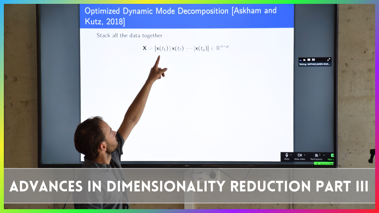 Advances in Dimensionality Reduction (Part III)