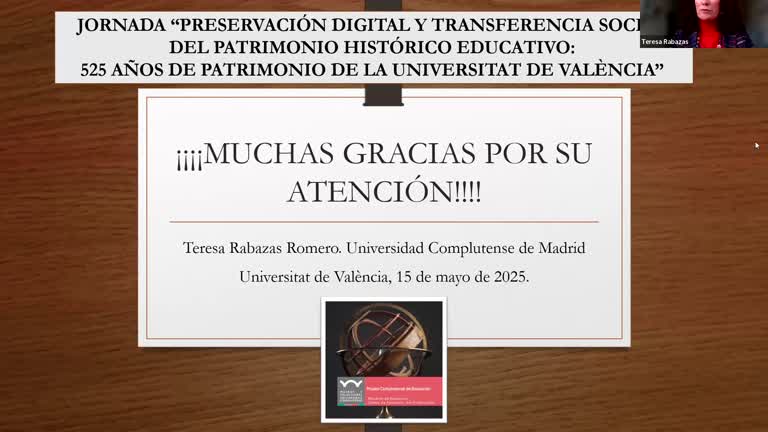 Jornada Innovación Educativa "Preservación Digital y Transferencia Social del Patrimonio Histórico Educativo"