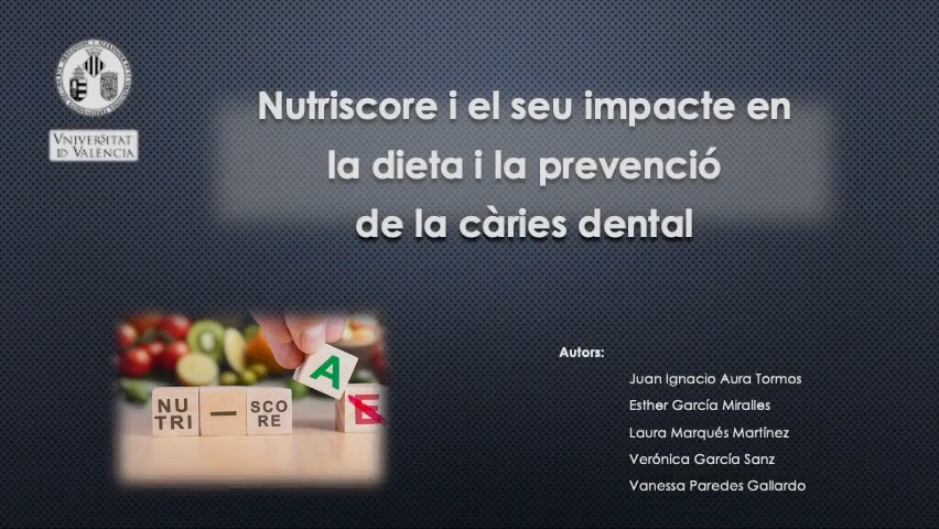 NutriScore i el seu impacte en la dieta i la prevenció de la càries dental 