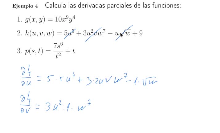 Cálculo de derivadas I