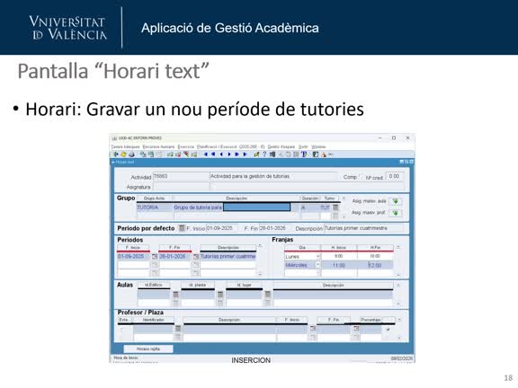 Tutorial Gravació Tutories