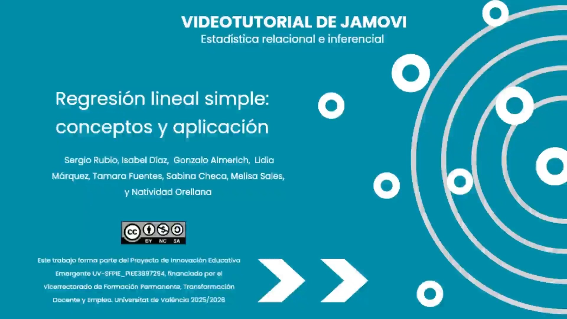 Regresión lineal simple: conceptos y aplicación